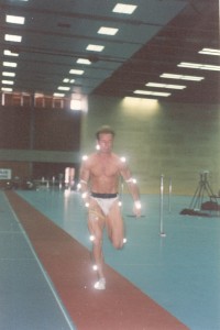 EMG in sprinter Miquel Jansen at maximum speed