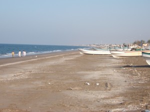 Fishing boats close to the Training Center