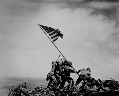 The flag at Iwo Jima