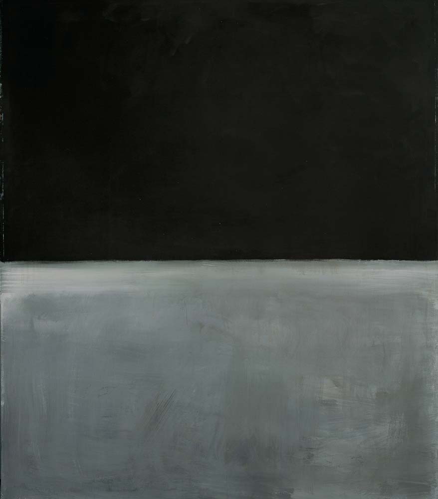 Mark Rothko: black on grey