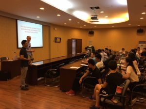 Lecturing in Shanghai